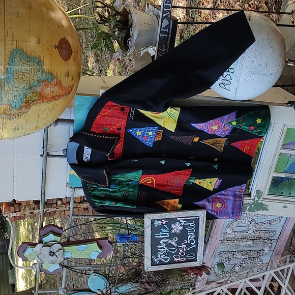 Karen Hart Jackets & Coats Karen Hart Christmas Tree Jacket Poshmark